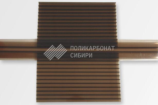 Соединительный профиль HP бронза коричневая 8 мм